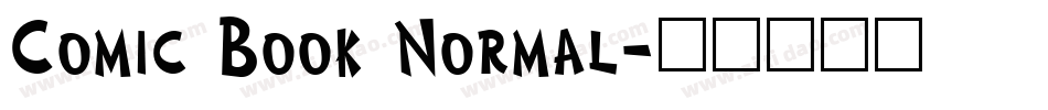 Comic Book Normal字体转换